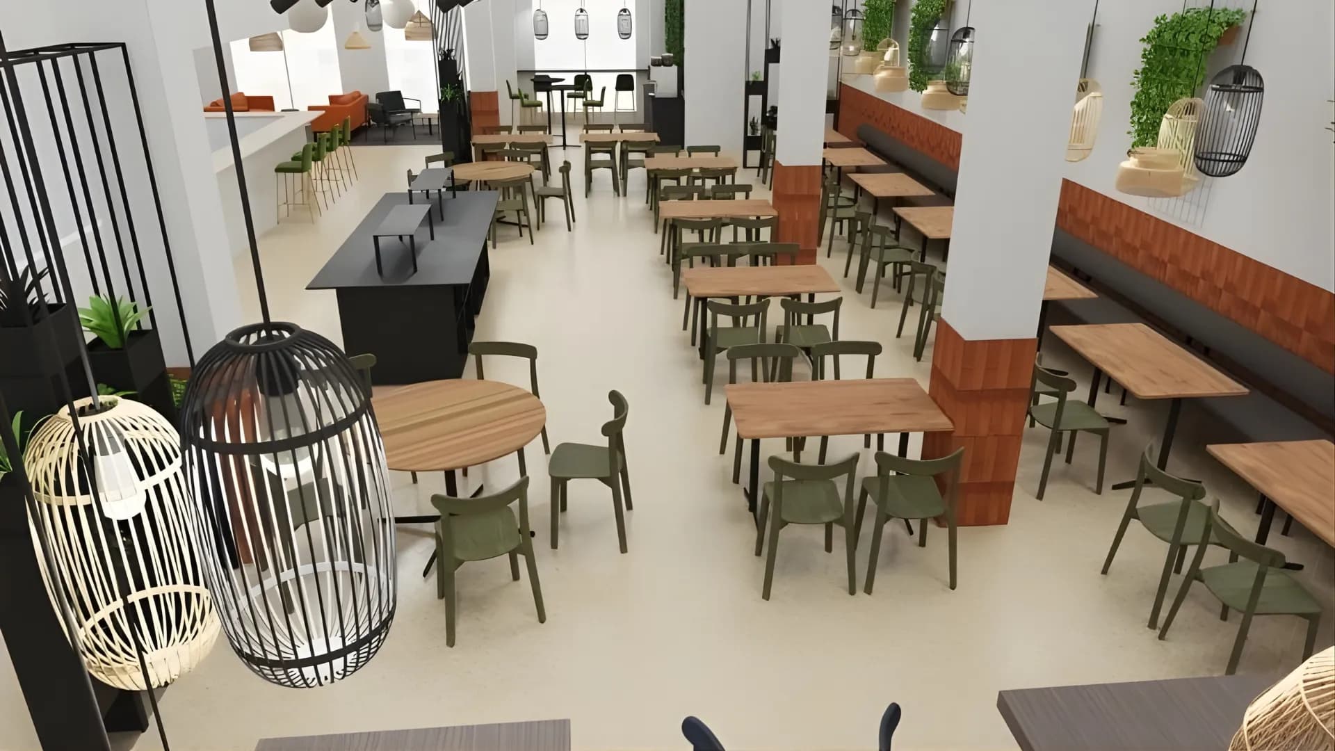 Restaurang interiör